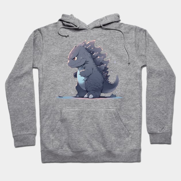 godzilla Hoodie by skatermoment